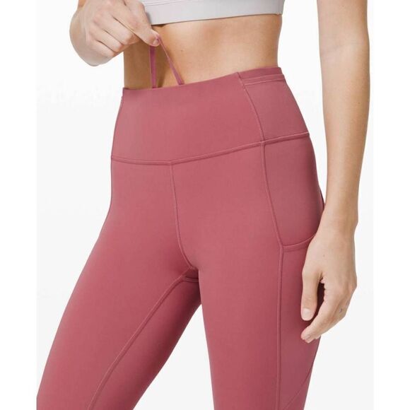 LULULEMON ATHLETICA Fast Free Crop II 19' (Non-Reflective Cool) Size 2 - Picture 3 of 5